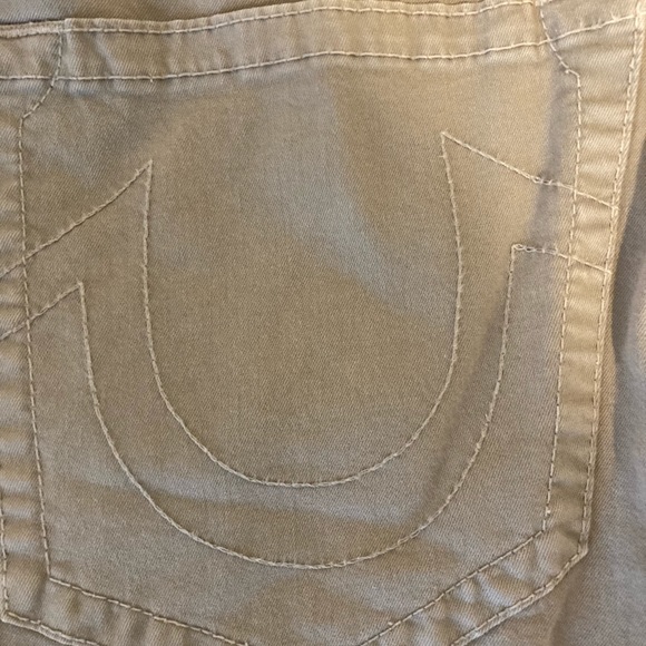 True Religion Grey Pants 33W - 28in inseam - Picture 3 of 6